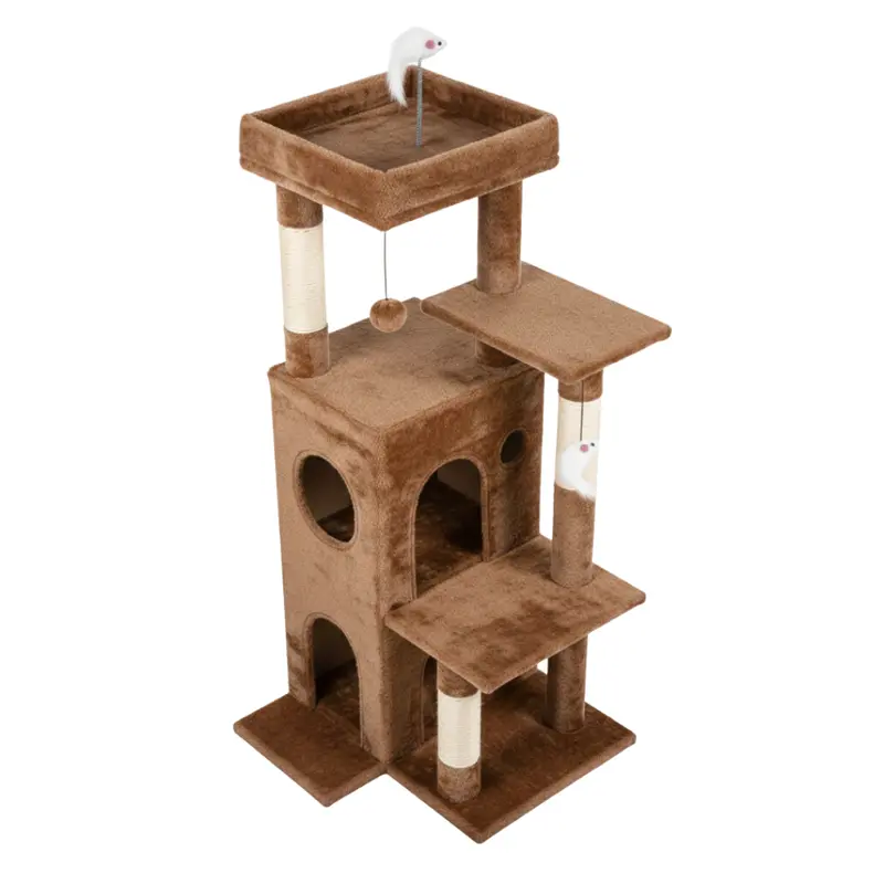 Step-Style Cat Tower – Caves, Scratching Posts, and Graduated Climbing Levels 2