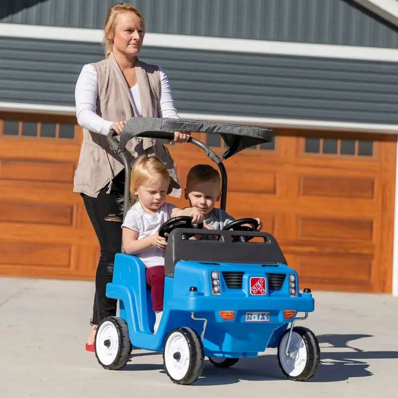 Step2 Side-by-Side Push SUV Toy for Toddlers – Dual-Seating Ride-On Vehicle