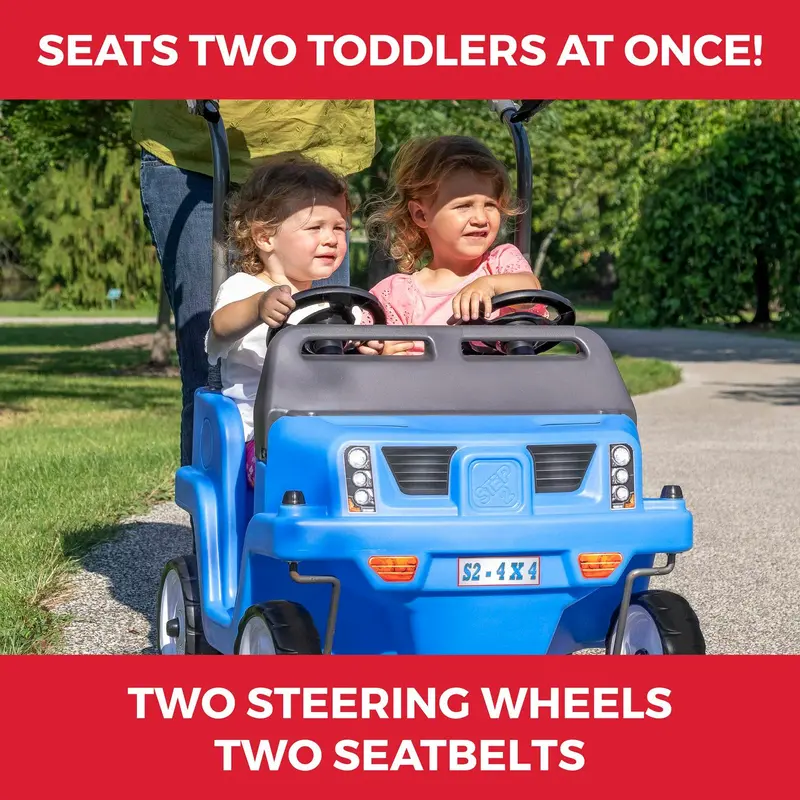 Step2 Side-by-Side Push SUV Toy – Two-Seater Ride-On Vehicle for Toddlers