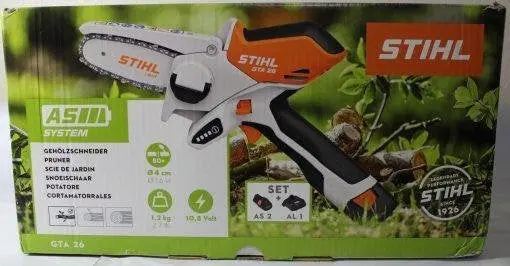 STIHL GTA 26 Cordless Pruning Chainsaw – Includes Battery, Charger & Carrying Case