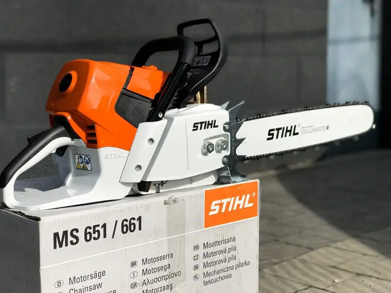 STIHL MS 661 C-M 32" High-Performance Chainsaw – Commercial-Use Timber Saw with M-Tronic Engine Management