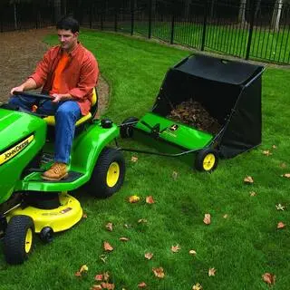 STS-42JDC 42-Inch Tow-Behind Lawn Sweeper – 24 Cu. Ft. Capacity