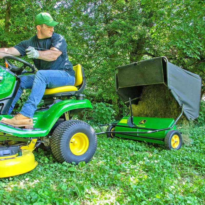 STS-42JDC 42-Inch Tow-Behind Lawn Sweeper – 24 Cu. Ft. Capacity