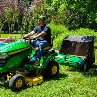STS-42JDC 42-Inch Tow-Behind Lawn Sweeper – 24 Cu. Ft. Capacity
