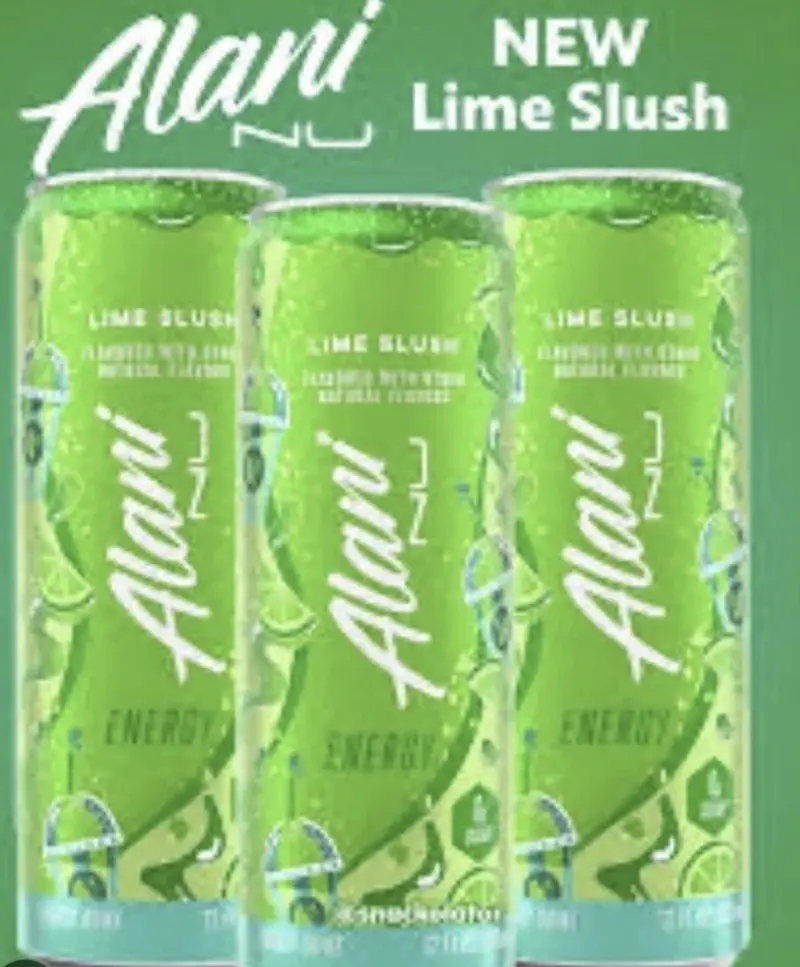 Sugar-Free Lime Slush Energy Drink – 200mg Caffeine, Low-Calorie, 12-Pack (12 Fl Oz)