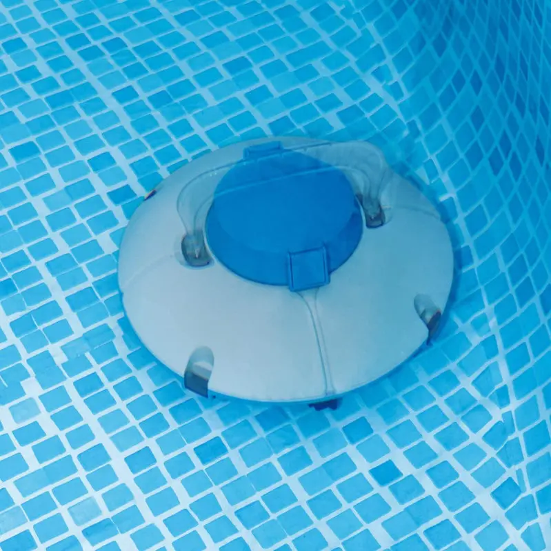 Summer Waves P56000024 Cordless Robotic Pool Vacuum – Rechargeable, Flat-Floor Cleaning System