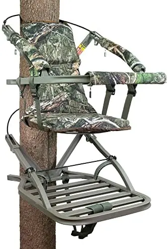 Summit Viper SD Tree Stand – Compact Aluminum Climber with Safety Gear & Comfort Seat