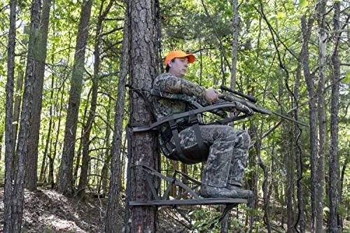 Summit Viper SD Tree Stand – Compact Aluminum Climber with Safety Gear & Comfort Seat