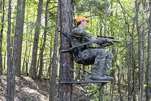 Summit Viper SD Tree Stand – Compact Aluminum Climber with Safety Gear & Comfort Seat