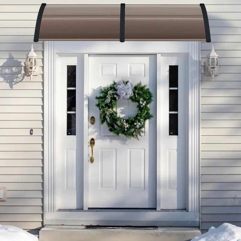 Sun and Rain-Resistant Window or Door Awning – UPF 50+ UV Protection 2