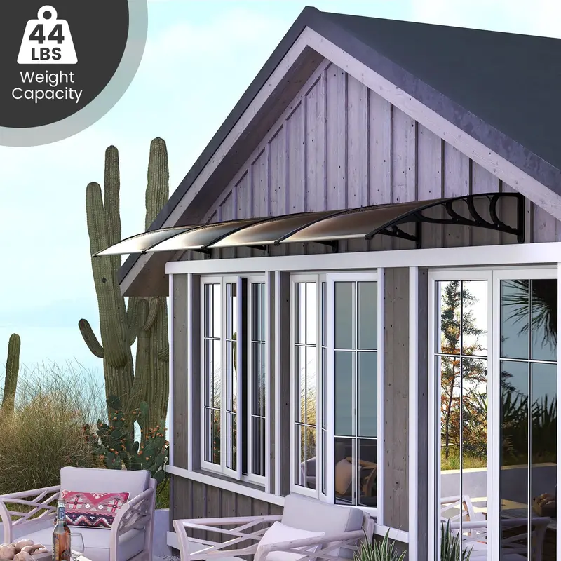 Sun and Rain-Resistant Window or Door Awning – UPF 50+ UV Protection