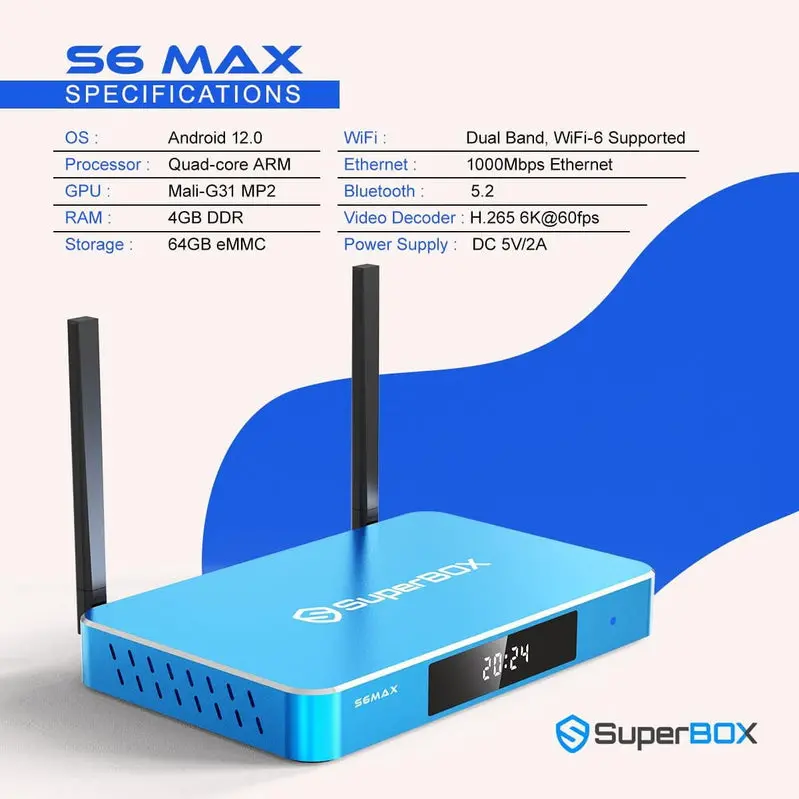 Superbox S6 Max Robot Vacuum – 6K Ultra HD Mapping, Voice Control Compatibility
