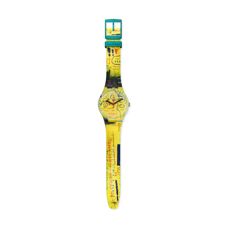 Swatch x Jean-Michel Basquiat Collaborative Watch – Sunny Yellow