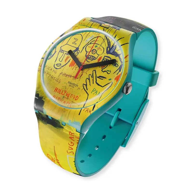 Swatch x Jean-Michel Basquiat Collaborative Watch – Sunny Yellow