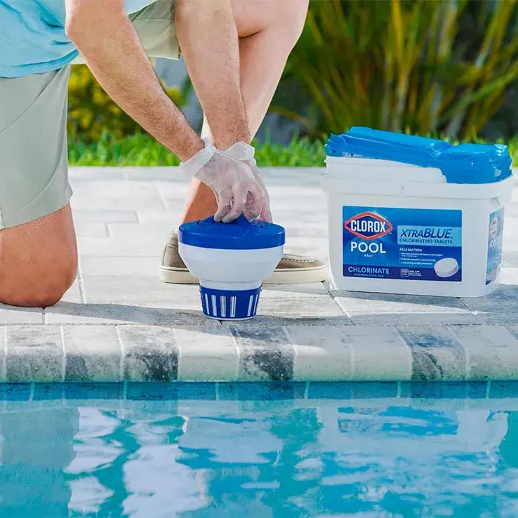 Swimming Pool Chlorine Tablets – 25-Pound Bulk Pack of Slow-Dissolving Sanitizing Tablets for Clear, Safe Water
