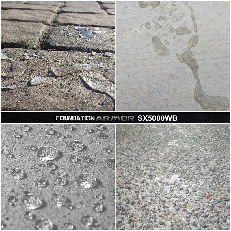 SX5000 WB DOT-Approved Water-Based Silane-Siloxane Concrete Sealer for Brick, Pavers, and Natural Stone