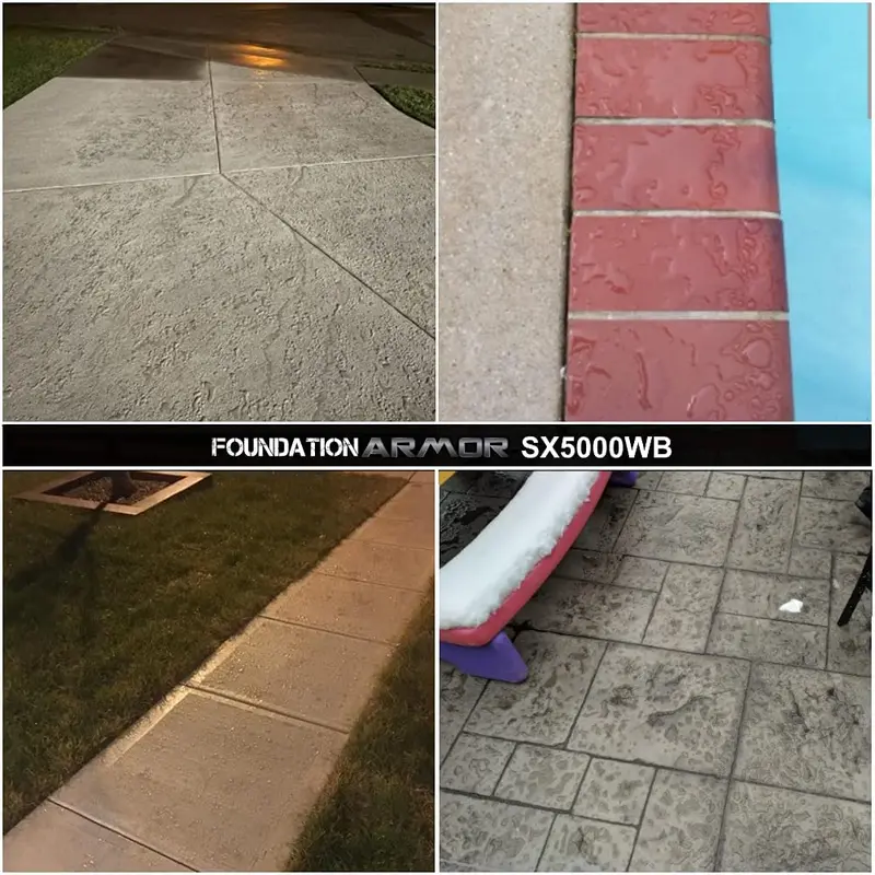 SX5000 WB DOT-Approved Water-Based Silane-Siloxane Concrete Sealer for Brick, Pavers, and Natural Stone