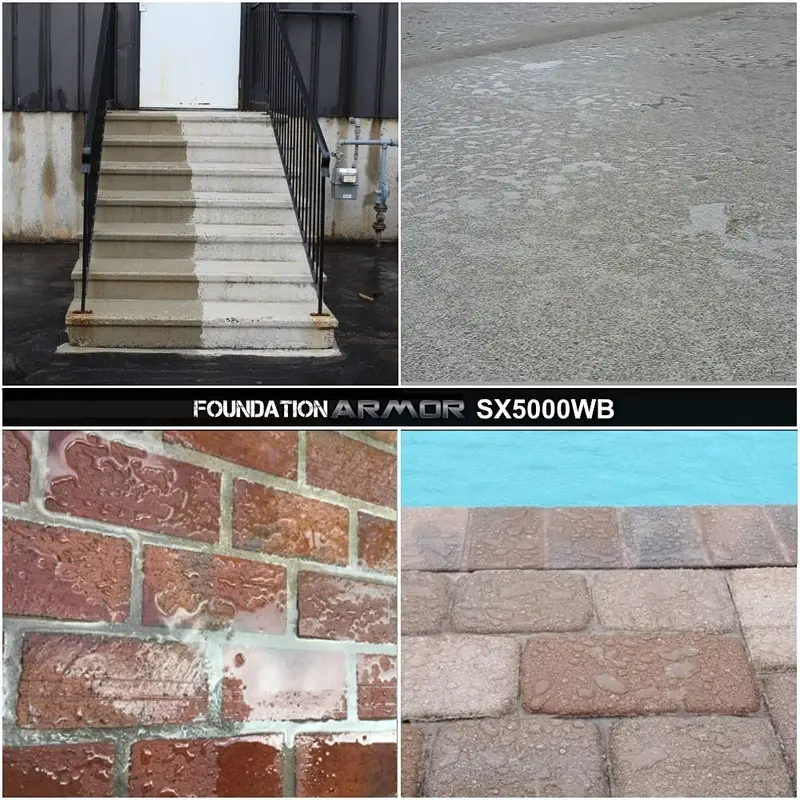 SX5000 WB DOT-Approved Water-Based Silane-Siloxane Concrete Sealer for Brick, Pavers, and Natural Stone