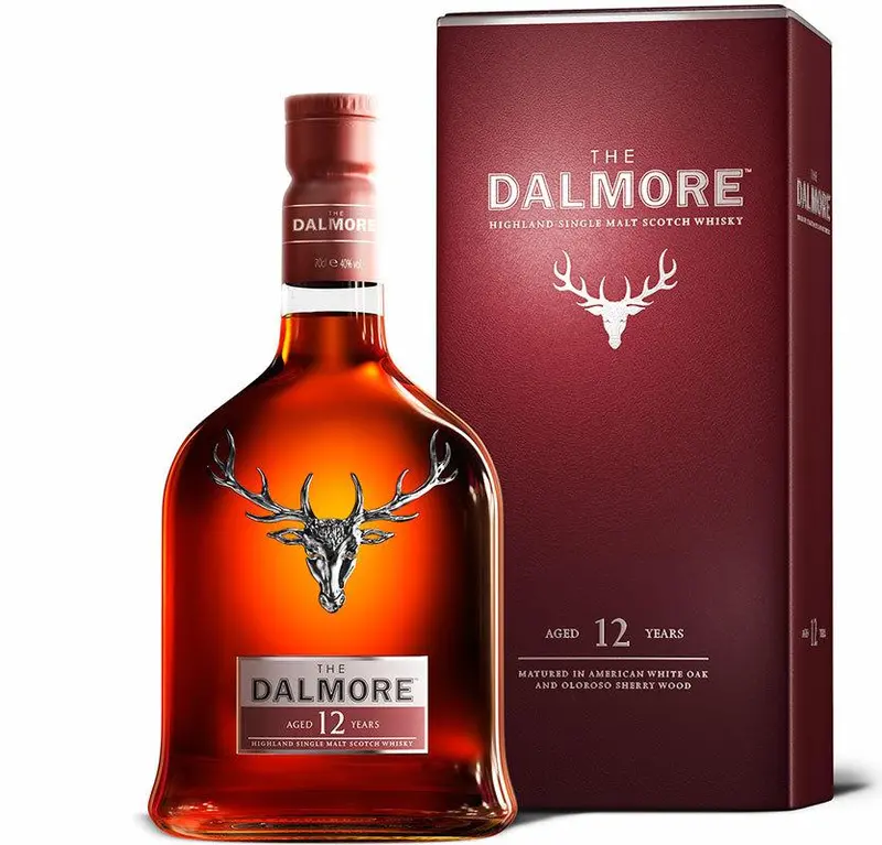 The Dalmore 12-Year-Old Highland Single Malt Scotch Whisky – 750ml Signature Expression
