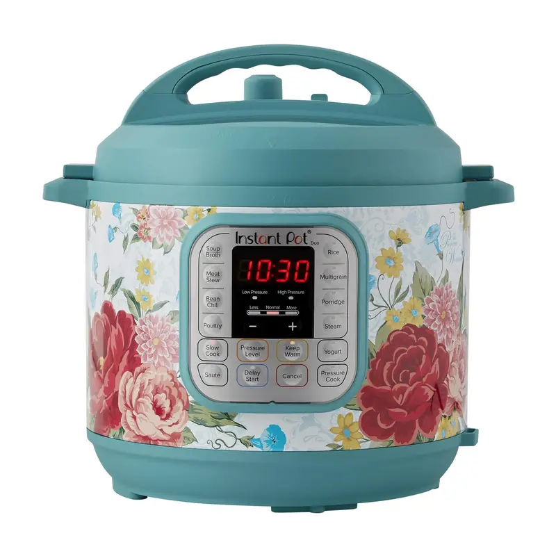 The Pioneer Woman Sweet Rose 6-Quart Instant Pot Duo – Multi-Cooker with Pressure & Slow Cooking Functions