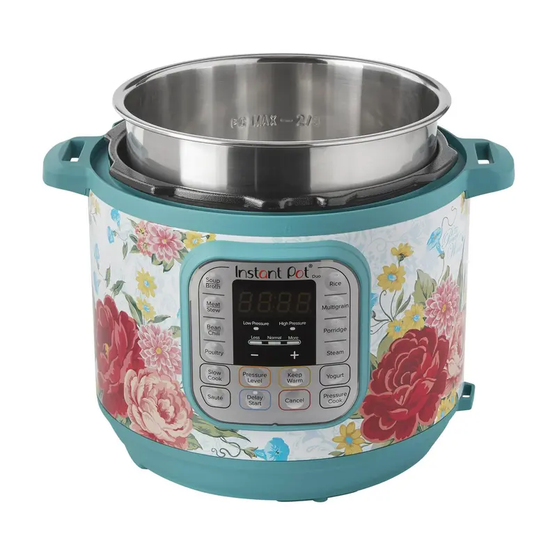The Pioneer Woman Sweet Rose 6-Quart Instant Pot Duo – Multi-Cooker with Pressure & Slow Cooking Functions