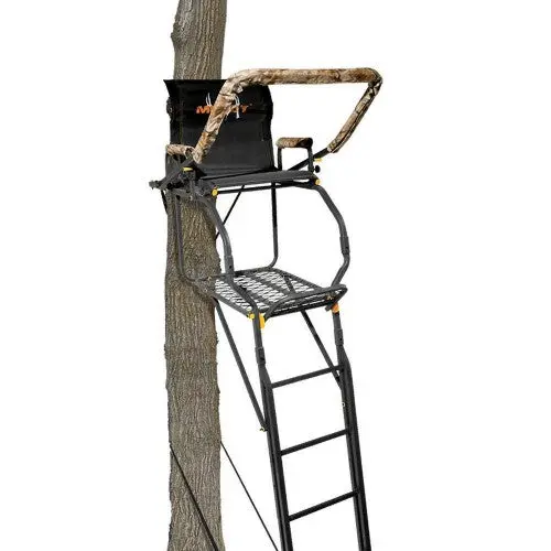 The Skybox Deluxe 1-Person Ladder Tree Stand – 20 ft Hunting Platform