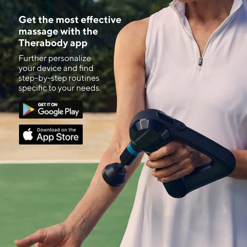 TheraGun Elite 5th-Gen Percussion Massager – Ultra-Quiet Deep Tissue Relief with Bluetooth & USB-C Charging