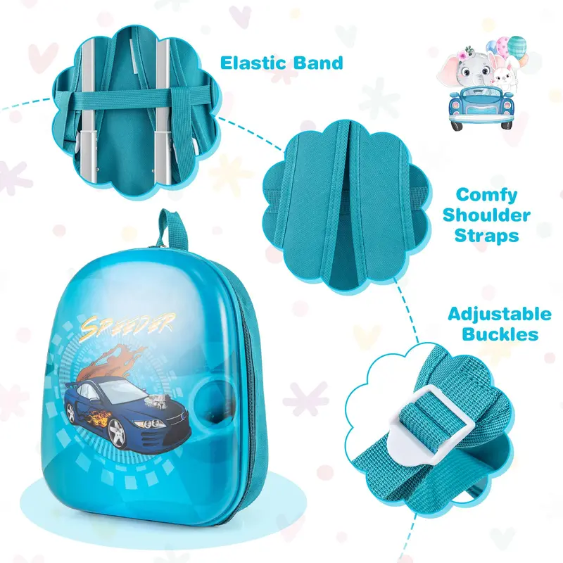 Toddler Travel Luggage Set – Navy 2-Piece Spinner Suitcase Bundle for Young Travelers