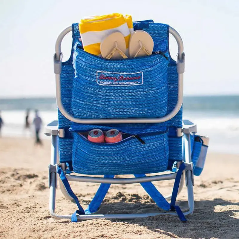 Tommy Bahama Backpack Beach Chairs – 2-Pack in Blue, Lightweight & Portable