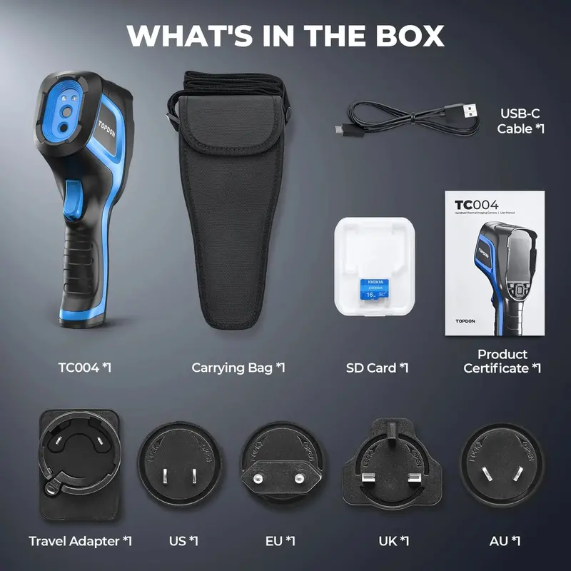 TOPDON Thermal Imaging Camera – 256 × 192 IR Resolution for Professional Diagnostics