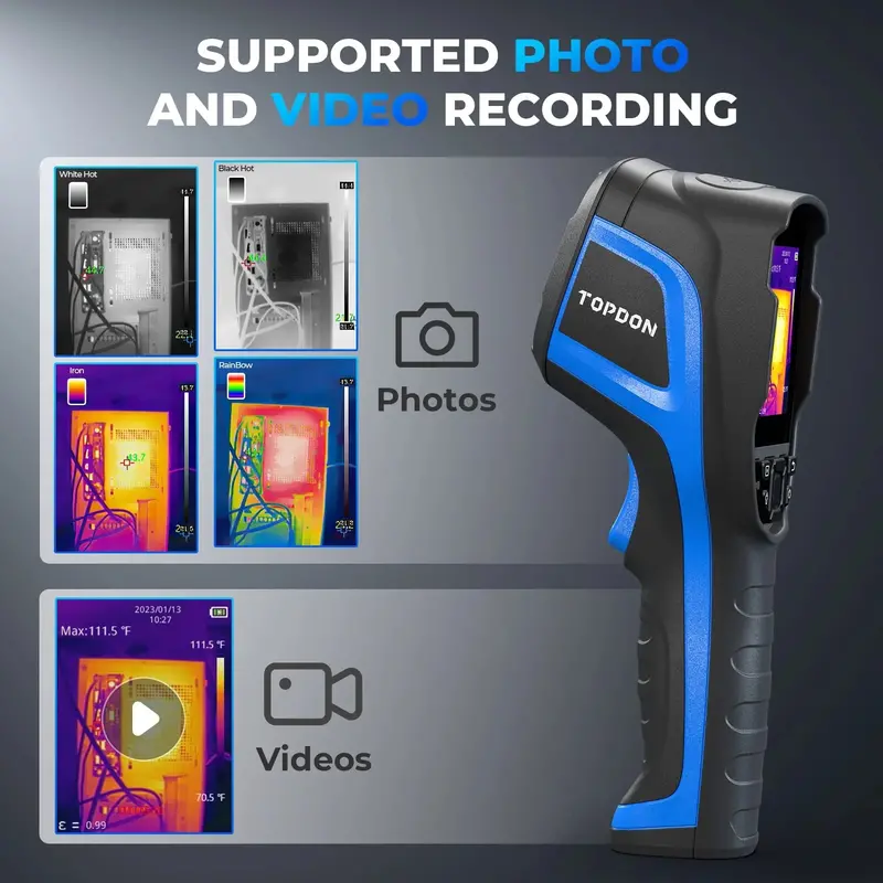 TOPDON Thermal Imaging Camera – 256 × 192 IR Resolution for Professional Diagnostics