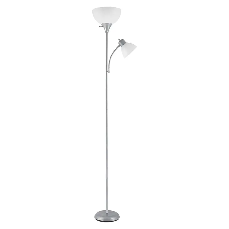 Torchiere-Style Floor Lamp – Dual-Purpose Reading Light with 3-Level Dimming