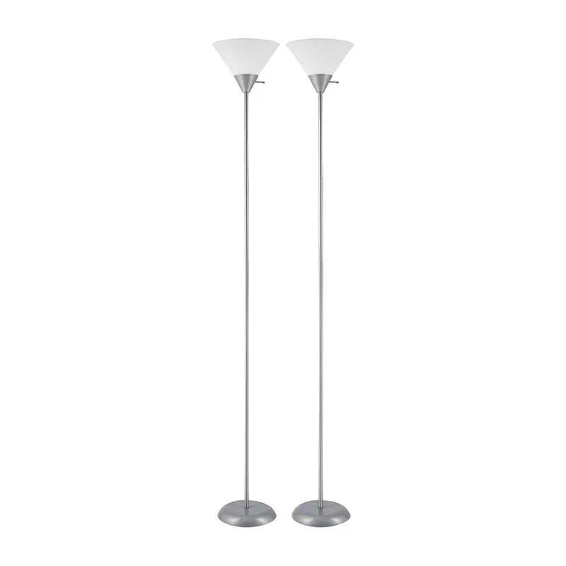 Torchiere-Style Floor Lamp – Dual-Purpose Reading Light with 3-Level Dimming