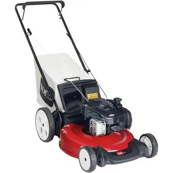 Toro Recycler 21-Inch Gas Walk-Behind Lawn Mower with Bagger – Briggs & Stratton High-Wheel Design