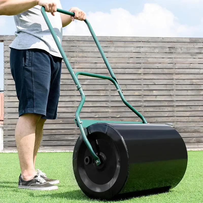 Tow-Behind Lawn Roller – 16 x 20-Inch Water-Filled Drum for Seeding, Sodding & Grading 2