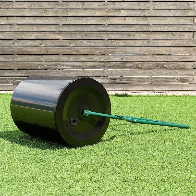 Tow-Behind Lawn Roller – 16 x 20-Inch Water-Filled Drum for Seeding, Sodding & Grading