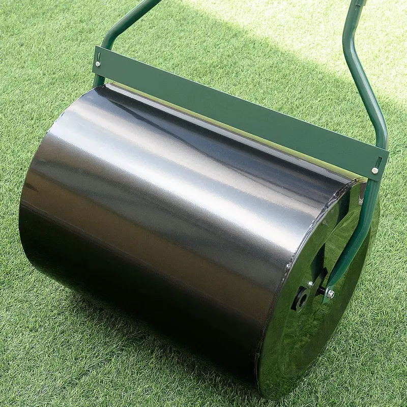 Tow-Behind Lawn Roller – 16 x 20-Inch Water-Filled Drum for Seeding, Sodding & Grading
