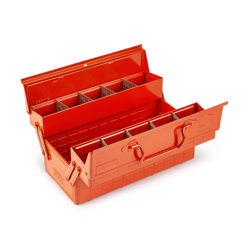 Toyo ST-350 Portable Tool Box – Burnt Orange Finish
