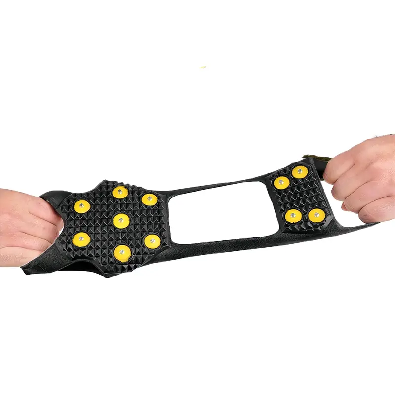 Traction Snow Cleats with Reinforced Steel Spikes for Boots & Shoes
