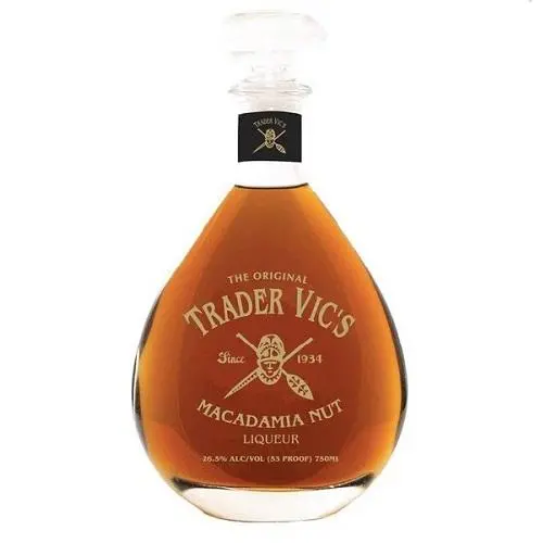 Trader Vic’s Macadamia Nut Liqueur – 750ml Creamy Tropical Spirit