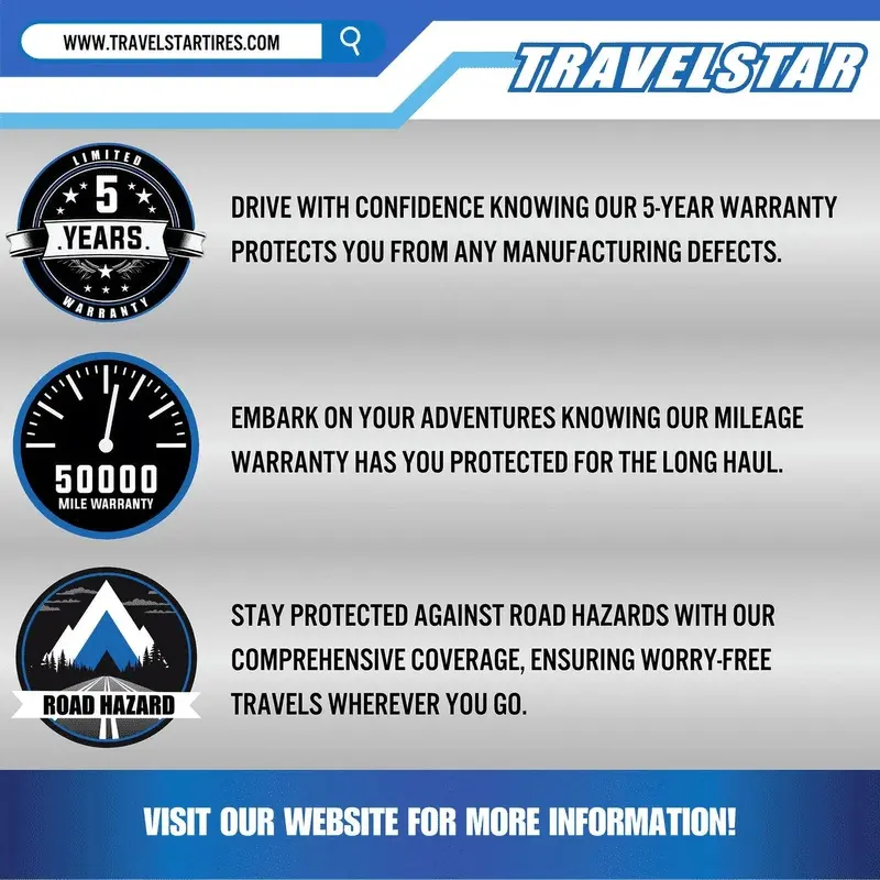 Travelstar UN106 All-Season Passenger Tire – 215/70R15, 98T Load/Speed Rating, White Sidewall
