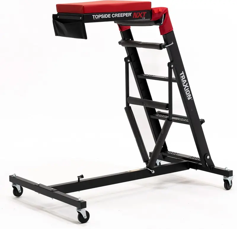 Traxion 3-200 NXT Foldable Engine Creeper – Topside Service Mat with Reinforced Black Frame
