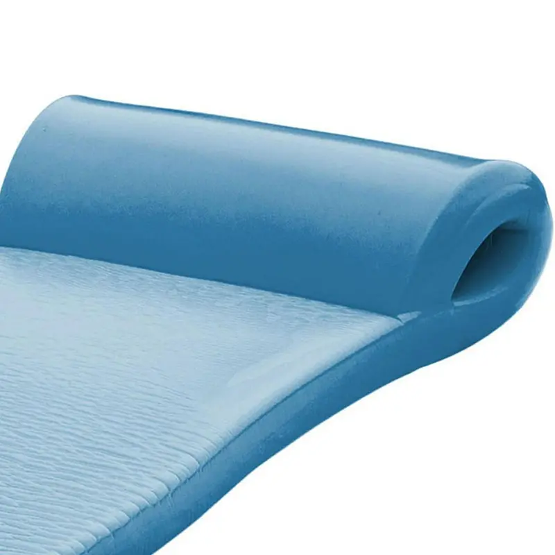 TRC Recreation Super Soft Sunsation Pool Float – Metallic Blue, 2.5" High-Density Foam, UV-Fade Resistant 2