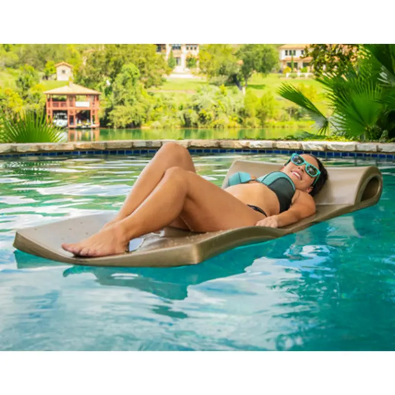 TRC Recreation Super Soft Sunsation Pool Float – Metallic Blue, 2.5" High-Density Foam, UV-Fade Resistant