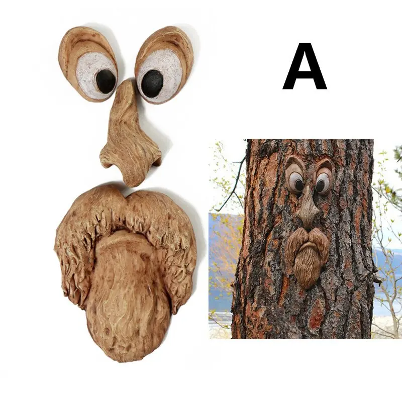 Tree Face Bird Feeder Station | Nature-Inspired Garden Wildlife Attractor 2