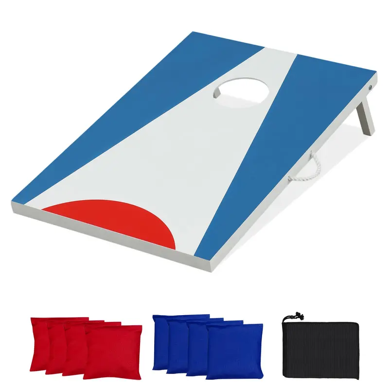 Triple-Pack Cornhole Game Set: 2-Foot Boards with Eight Premium Bean Bags