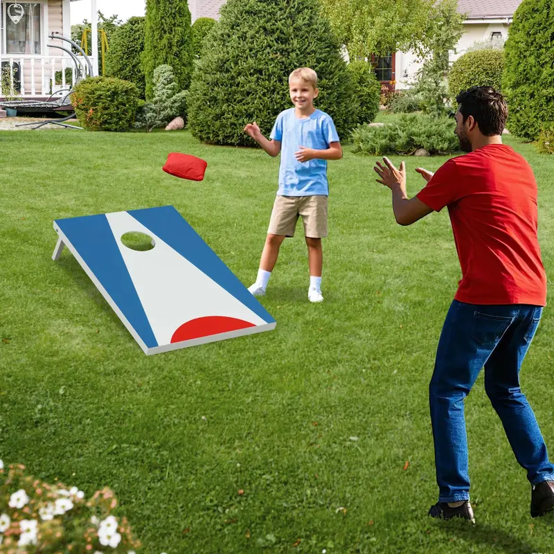 Triple-Pack Cornhole Game Set: 2-Foot Boards with Eight Premium Bean Bags