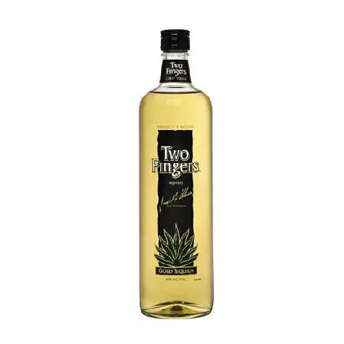 Two Fingers Tequila Gold – 100% Agave, 750ml Smooth-Sipping Spirit