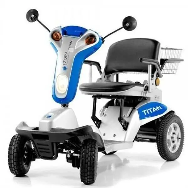 Tzora Titan Hummer XL Folding Mobility Scooter – 4-Wheel, High-Capacity Design