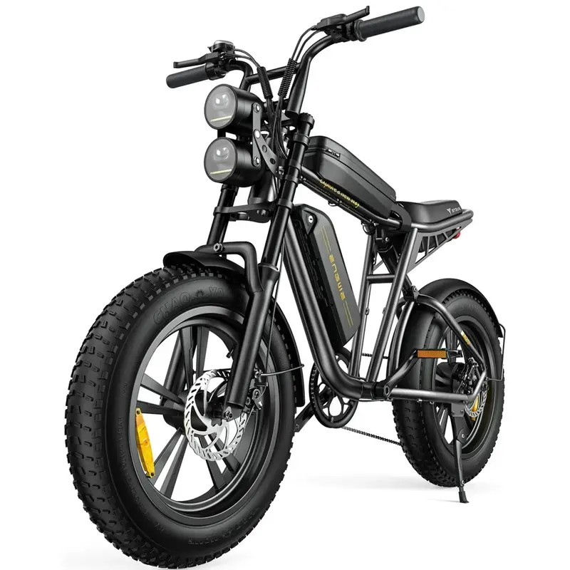 UL-Certified Retro-Style Electric Bike – 1000W Motor, 28 mph Top Speed, 94-Mile Range & Full Suspension